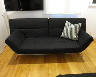 Ligne Roset Black Modern Futon