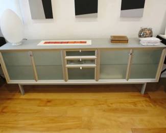 Pandora Aluminum / Glass Low Cabinet/Dresser 