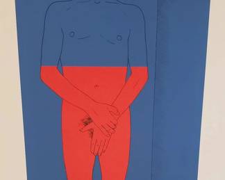 "Self Portrait" Orig. Print by Moshe