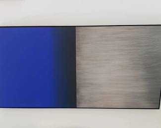 "Dusk" Sleek Brushed Steel and Paper