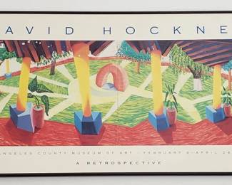 Hockney Exhibition Poster