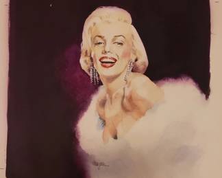 "Marilyn" Orig. Painting by Seven Jones, listed