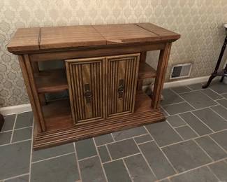 1960s Vintage Solid Wood Buffet