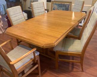 Oak Dining Table and Chairs