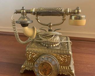 Classic Vintage rotary phone, victorian style