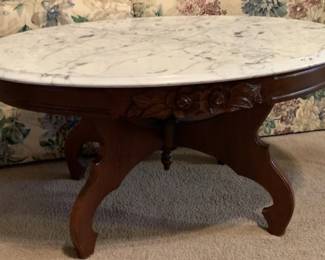 Marble Top Coffee Table (matching end table available)