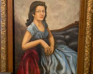 Antique Portrait by Delores Wolfe