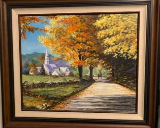 Scenery Painting by Delores Wolfe