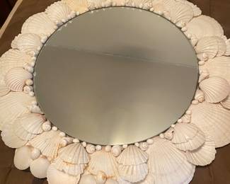 Round shell mirror