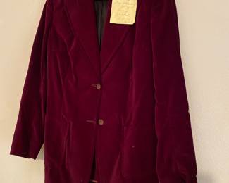 70’s velvet jacket 