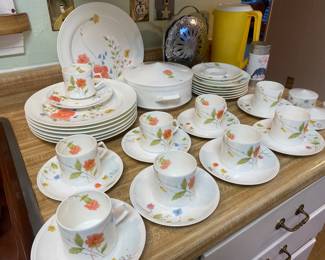 Mikasa flower dinnerware