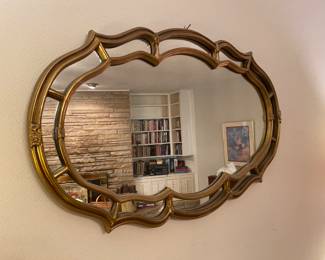 Large wall mirror