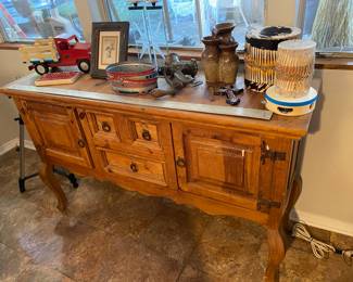 Nice rustic sofa table