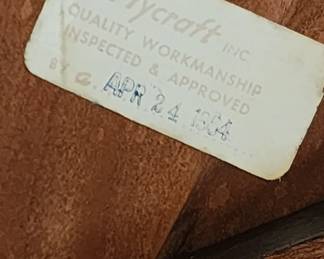 Beautiful Mid Century Modern Furniture - Wood desk set by  Plycraft