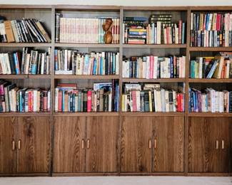 Shelving units and BOOKS!