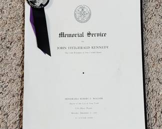 JFK memorabilia papers & old magazines