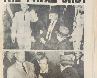 JFK memorabilia papers & old magazines