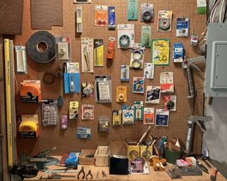 SO MANY electronics and do-dads - tools and paints