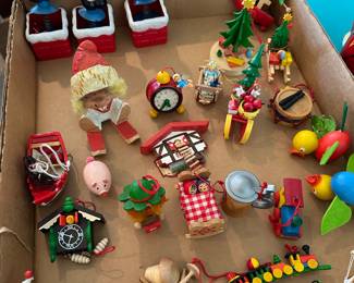 German/Danish Wood Ornaments