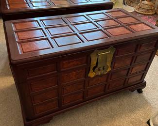 Rosewood Blanket Chests 1