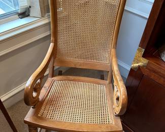 Caned Rocking Chair