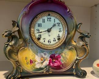 Porcelain Mantle Clock