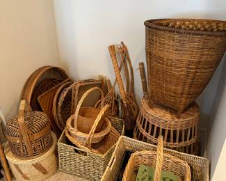 Selection of Vintage Baskets