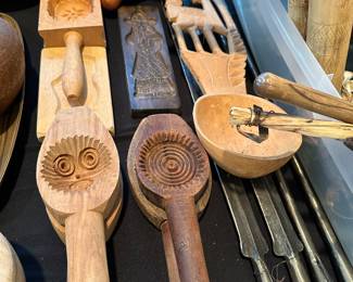 Vintage Wood Cookie Molds