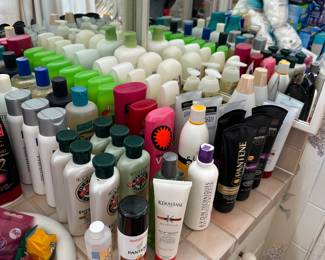 Lots of Bathroom Supplies