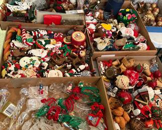 Lots of Christmas Ornaments
