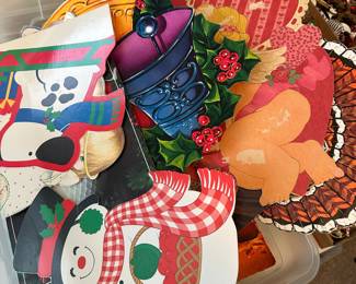 Vintage Holiday Paper Decorations