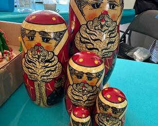 Russian Nesting Santa