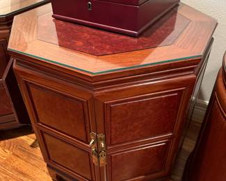 Rosewood Octagon Side Table (2)