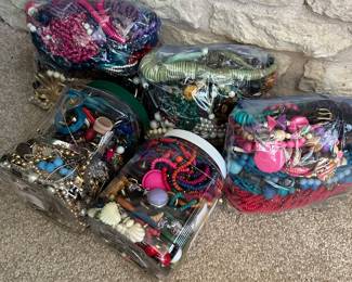 Bags of Vintage Jewelry