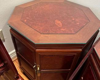 Rosewood Octagon Side Table (1)