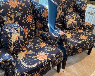 Vintage Wingback chairs