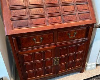 Vintage Rosewood Secretary Desk
