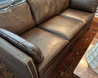 Vintage Hickory Leather Sofas (2)
