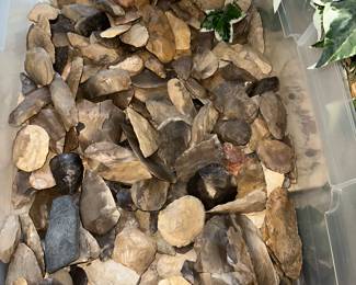 Large Selection of Arrowheads from Around the World