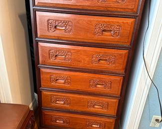 Rosewood 6 Drawer Lingerie Dresser (2)