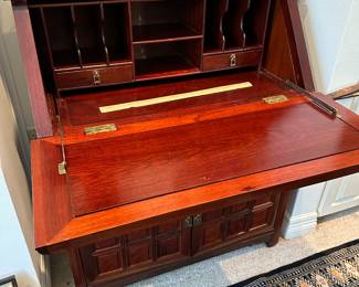 Vintage Rosewood Secretary Desk