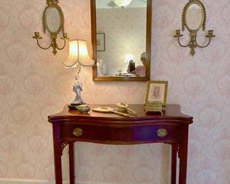 Mahogany Game Table, Vanity