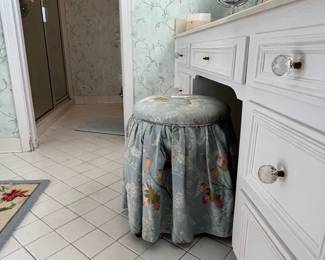 Upholstered Vanity Stool