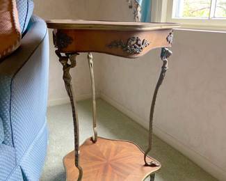 French  Side Table with Cherub Ormolu