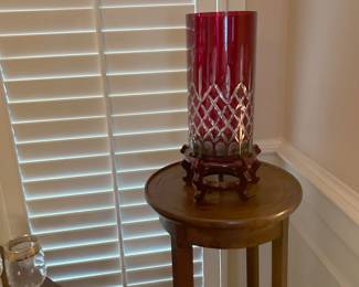 Pair of Cranberry vases