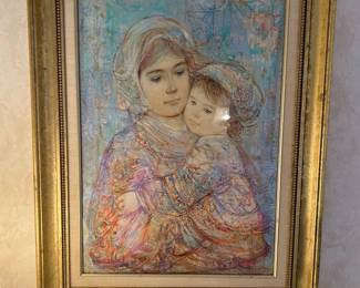 Edna Hibel Lithograh