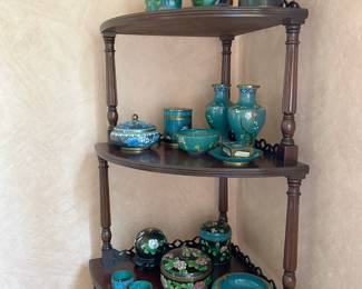 Cloisonne Vases, Boxes