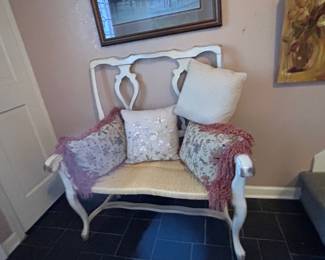 French Country Settee
