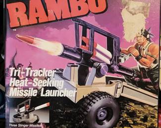 Rare Cleco Rambo vintage toy