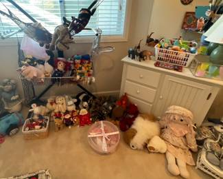 Kids toys, stuffed animals, 